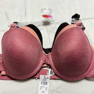 3-Pack 38C Bra Set